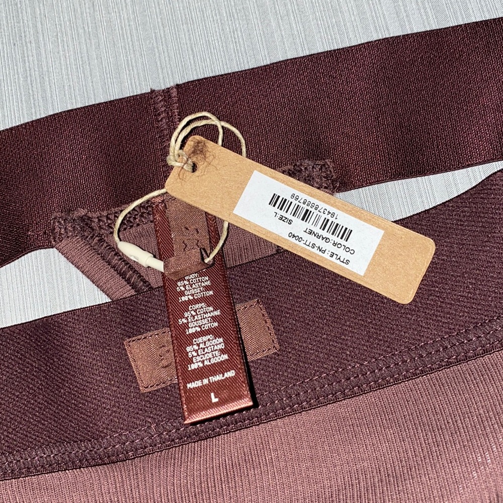 Skims Cotton Rib Thong